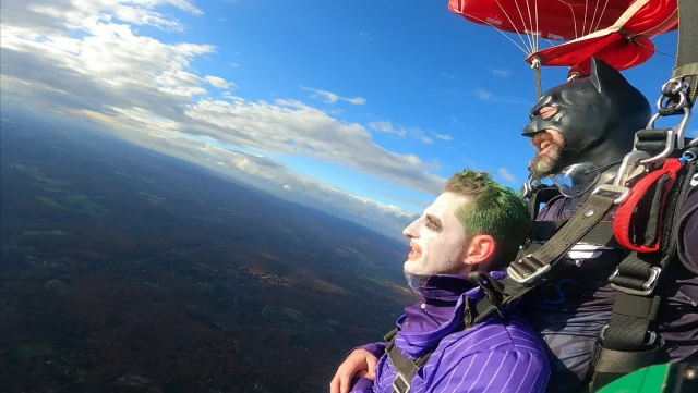 🎭 Skydive in Costume at Pegasus Skydive Center! 🎃

It’s that time of year again — jump out in style and show off your creativity in the sky!

🪂 Tandem Jumpers: Get $20 OFF when you jump wearing your favorite costume! (Discount will be applied in media.) The offer is valid every day of the weekend, so don’t miss out!

🧠 Licensed Skydivers: Join our Costume Contest on October 31st for a chance to win a FREE jump!
This year’s theme: “Dress as Your Obsessions” — and no, skydiving doesn’t count 😉

Come jump, get creative, and celebrate the spooky season Pegasus-style!

#pennsylvania #nyc #newyork #newjersey #poconos #poconosmountains @poconotourism